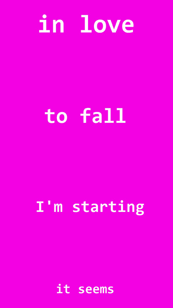I'm starting...