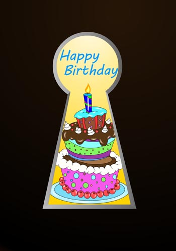 Birthday Keyhole